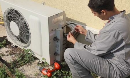 Installation d'une pompe à chaleur air/eau