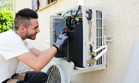 Installation d'une pompe à chaleur air/air